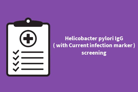 Helicobacter pylori IgG ( with Current infection marker ) screening